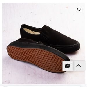 Vans Slip-On Skate Shoe - Black Monochrome - size 8 Women’s